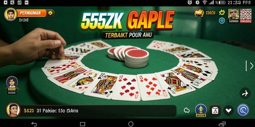 Tangkapan layar yang menampilkan gameplay Gaple yang seru dan interaktif.