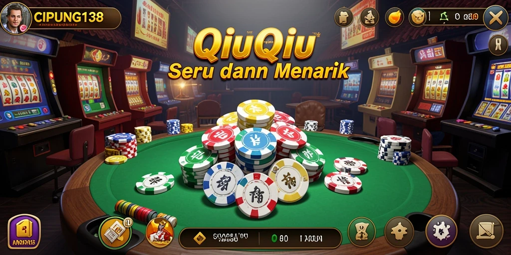 Tampilan gameplay QiuQiu yang menarik dan seru