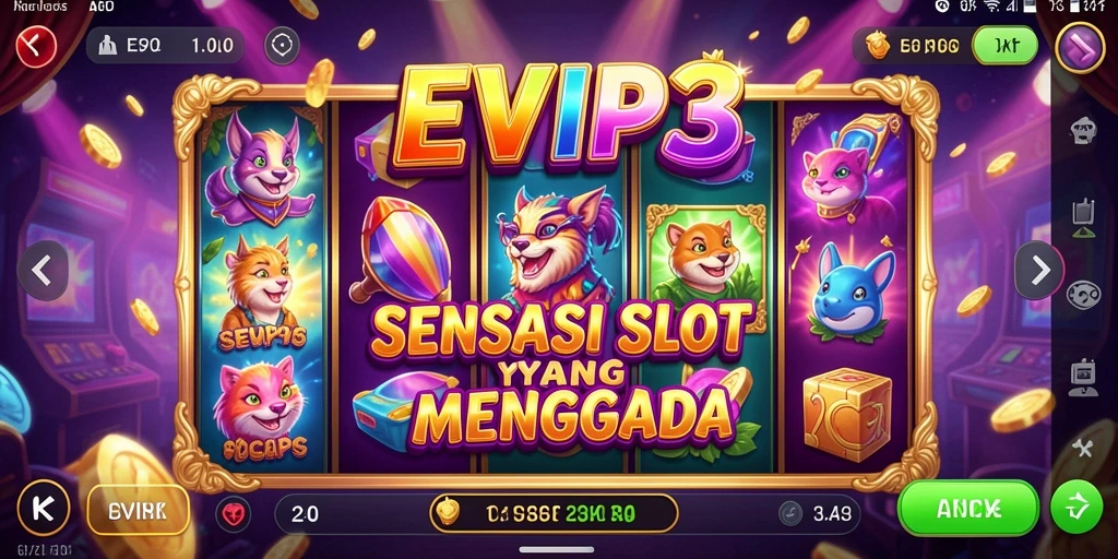 Gameplay Slot EVIP3 dengan grafis yang menakjubkan.