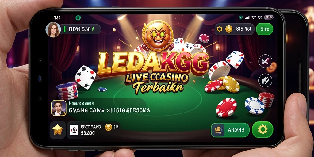Tampilan gameplay Live Casino yang menarik di LEDAKGG.