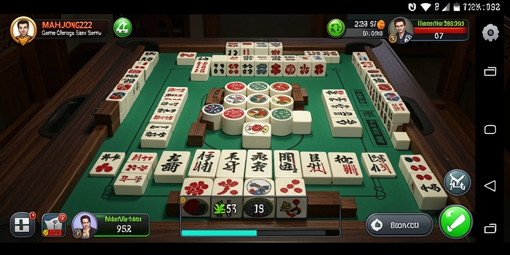 Screenshot utama MAHJONG222 menunjukkan aksi mendebarkan dalam permainan olahraga.