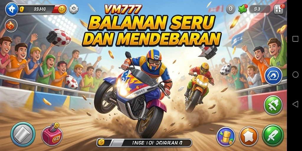Gameplay balapan seru dan mendebarkan di VM777.
