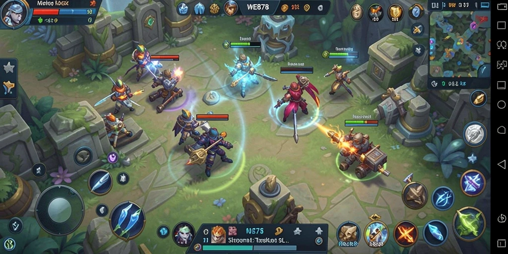 Screenshot WE878 menampilkan aksi pertempuran yang mendebarkan dalam gameplay SLG.