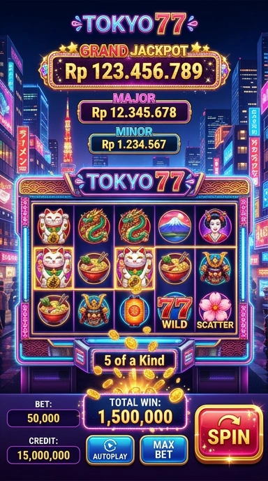Beragam kategori aplikasi yang tersedia di tokyo77.